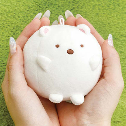 Sumikko Gurashi | Raccoon's Round Restaurant | Shirokuma Satter Bauch Schlüsselanhänger Mini Plüsch