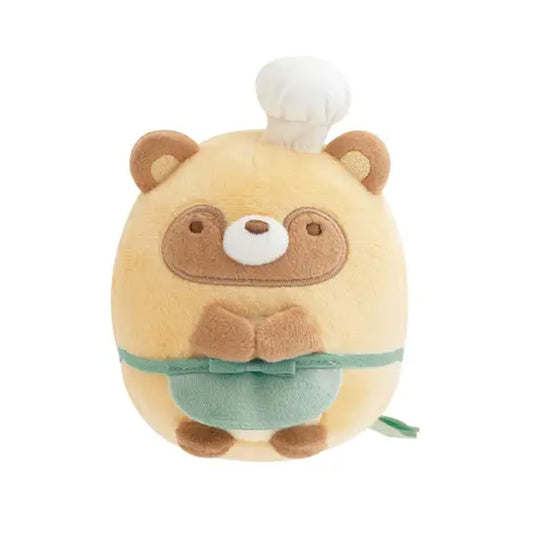 PRE-ORDER | Sumikko Gurashi | Raccoon's Round Restaurant | Raccoon (Cook) Small Plush