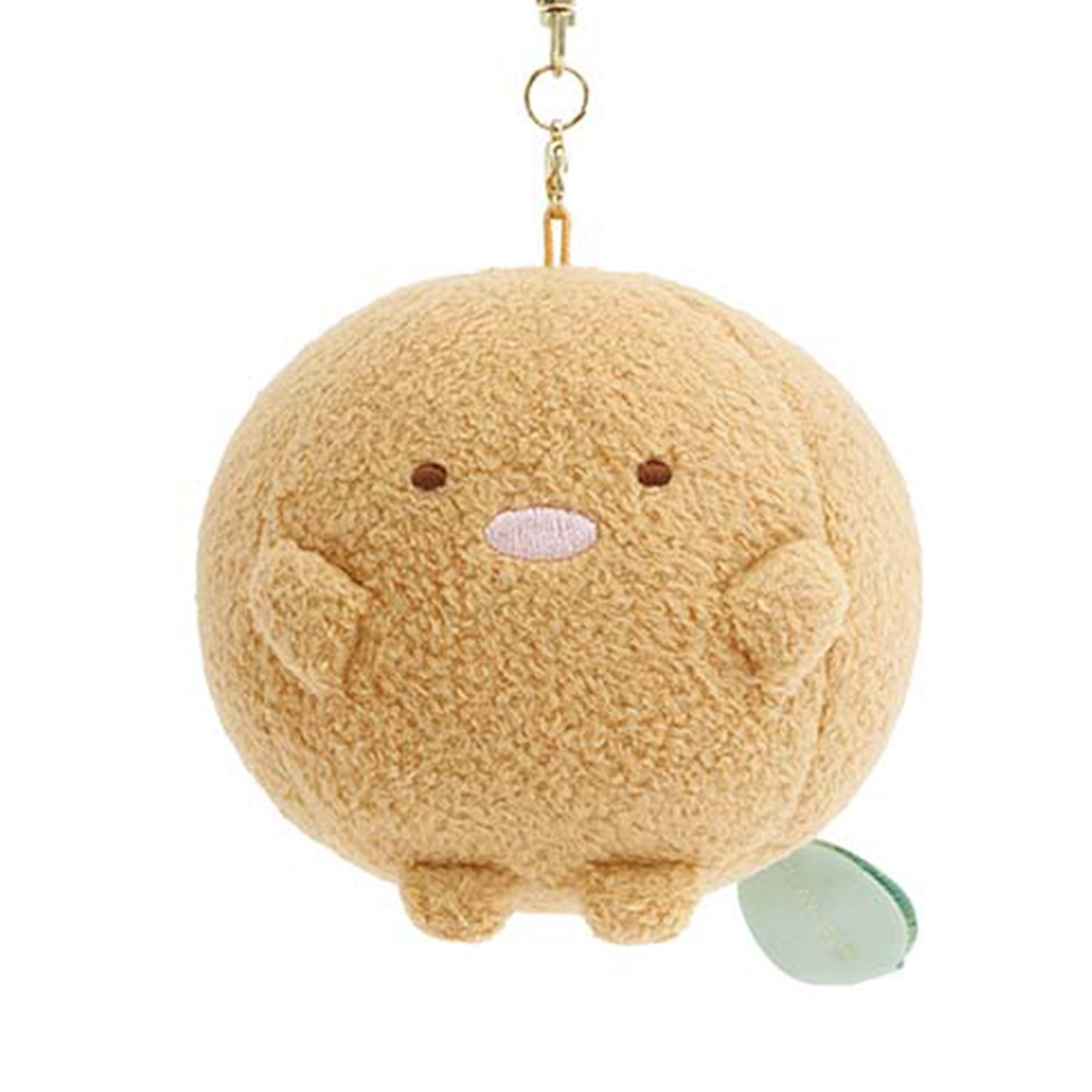 Sumikko Gurashi | Raccoon's Round Restaurant | Tonkatsu Full Belly Keychain Mini Plush