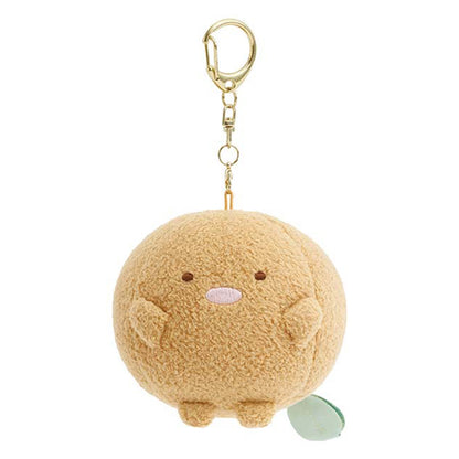 Sumikko Gurashi | Raccoon's Round Restaurant | Tonkatsu Full Belly Keychain Mini Plush