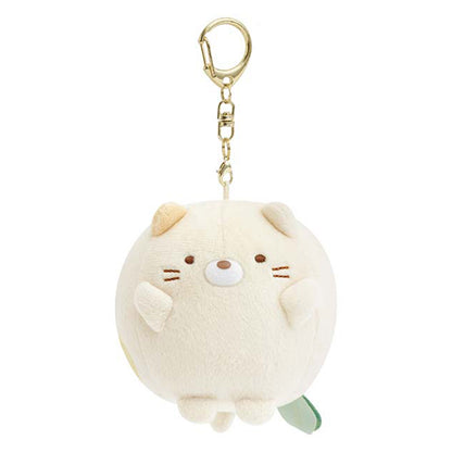Sumikko Gurashi | Waschstierchens Rundes Restaurant | Neko Katze Satt Schlüsselanhänger Mini Plüsch