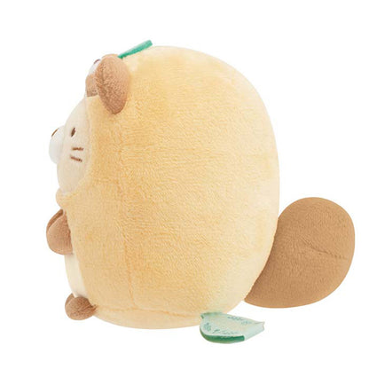 Sumikko Gurashi | Le restaurant rond des ratons laveurs | Mini peluche Neko Chat (Raton laveur)