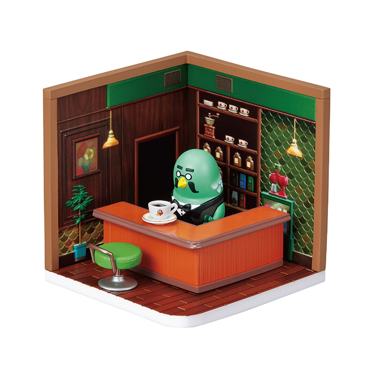 Animal Crossing | Re-ment | Happy Room 1 | Brewster Scenary Figure