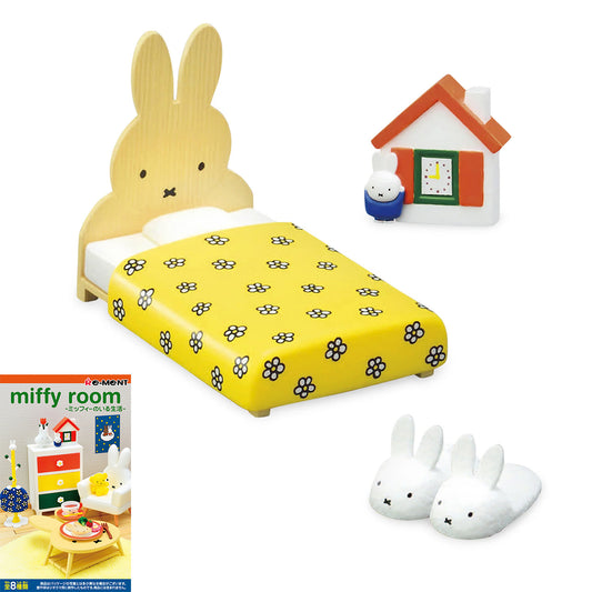 Miffy | Re-ment | Miffy Room | Bed Scenary Figure
