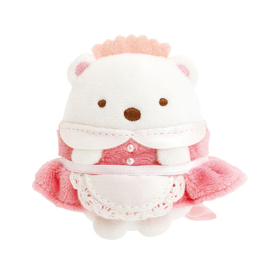 PRE-ORDER | Sumikko Gurashi | Retro Fruit Parlor | Shirokuma (Waitress) Tenori Mini Plush