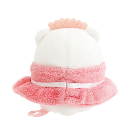 PRE-ORDER | Sumikko Gurashi | Retro Fruit Parlor | Shirokuma (Waitress) Tenori Mini Plush