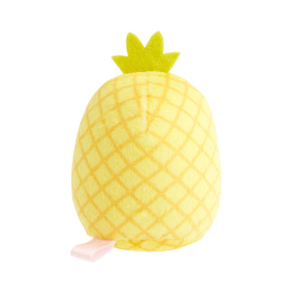 PRE-ORDER | Sumikko Gurashi | Retro Fruit Parlor | Tonkatsu (Pineapple) Tenori Mini Plush