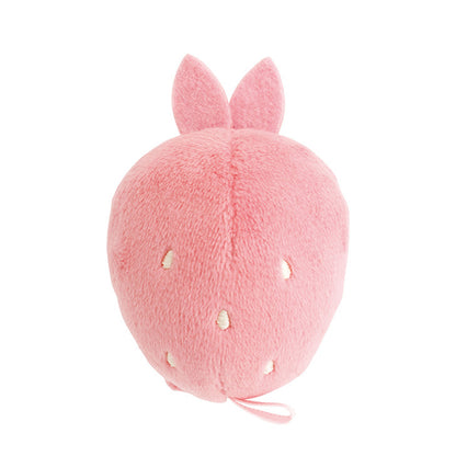 PRE-ORDER | Sumikko Gurashi | Retro Fruit Parlor | Ebiten no Shippo (Strawberry) Tenori Mini Plush