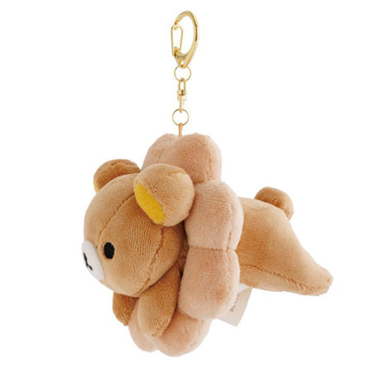 Rilakkuma | Mister Donut | Rilakkuma (Pon de Ring) Keychain Small Plush