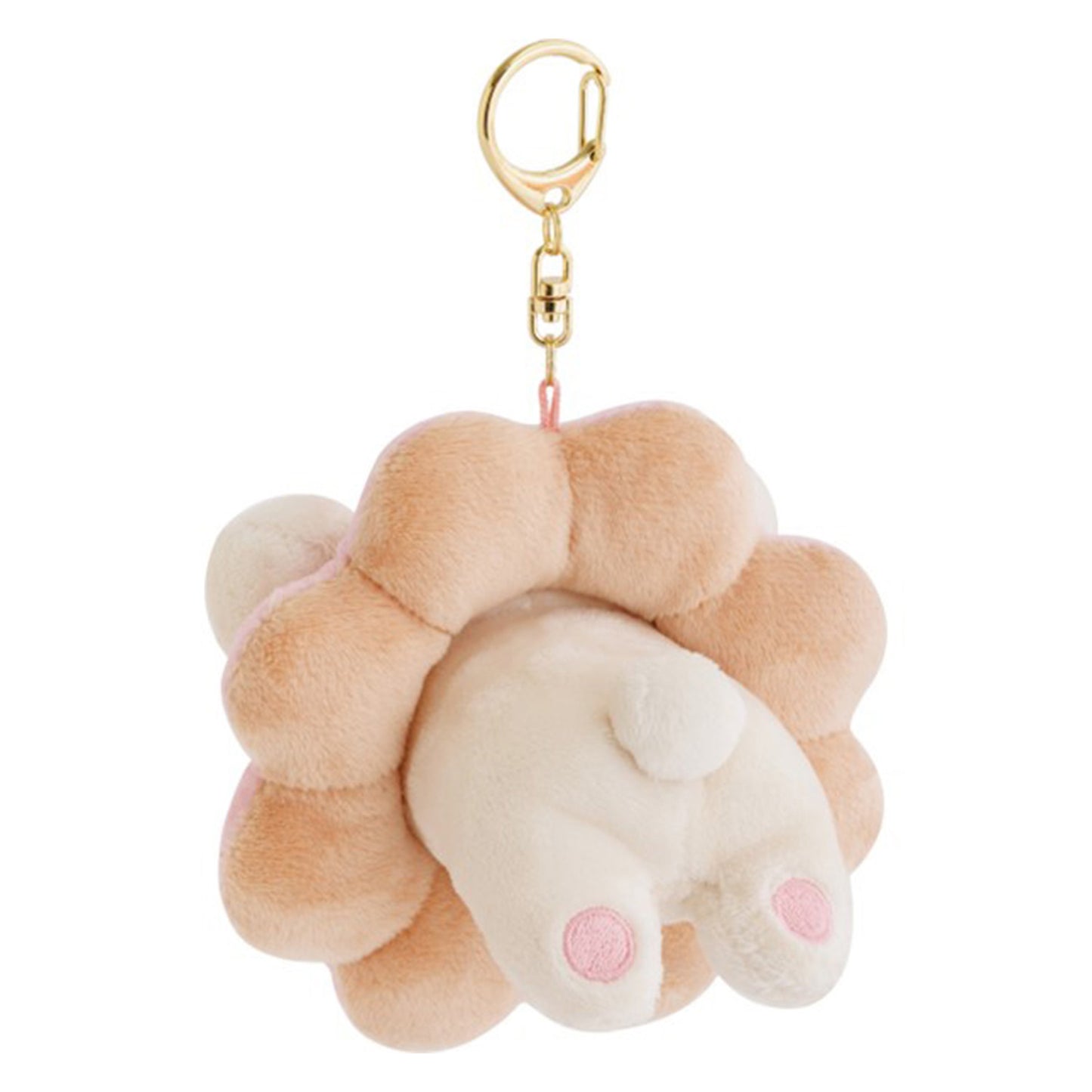 Rilakkuma | Mister Donut | Korilakkuma (Pon de Strawberry) Keychain Mini Plush