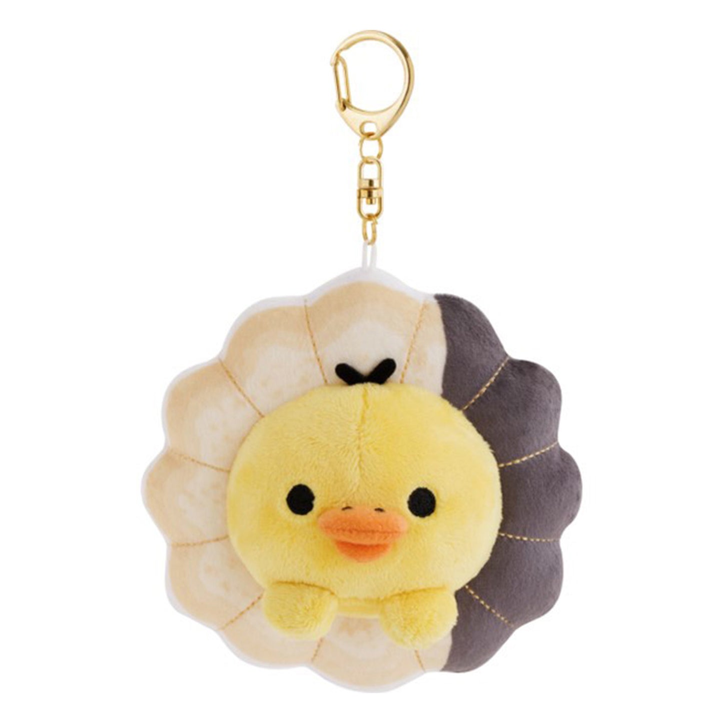 Rilakkuma | Mister Donut | Kiiroitori (Angel French) Keychain Small Plush