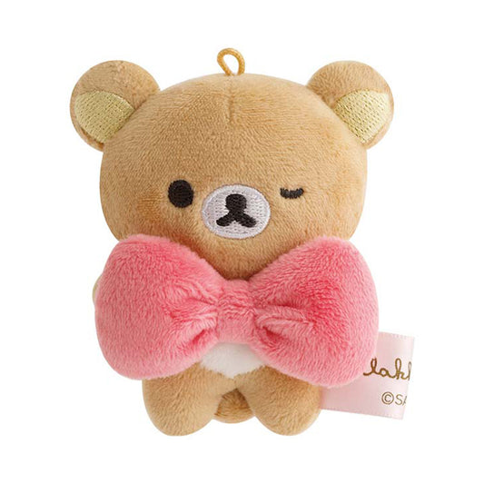 PRE-ORDER | Rilakkuma | Makeup Rilakkuma | Rilakkuma (Big Bow) Tenori Mini Plush