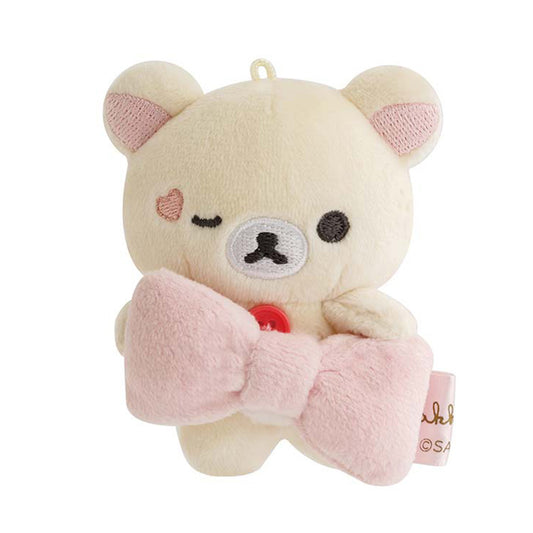 PRE-ORDER | Rilakkuma | Makeup Rilakkuma | Korilakkuma (Big Bow) Tenori Mini Plush