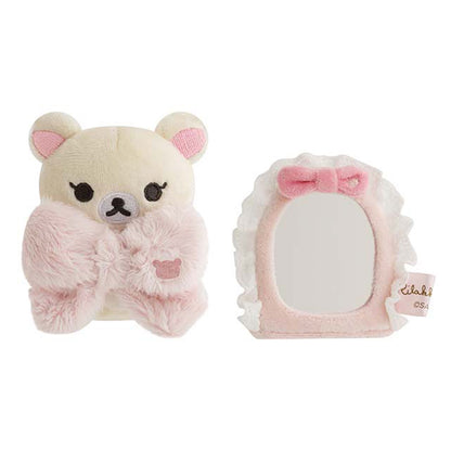 PRE-ORDER | Rilakkuma | Makeup Rilakkuma | Korilakkuma & Mirror Tenori Mini Plush Set