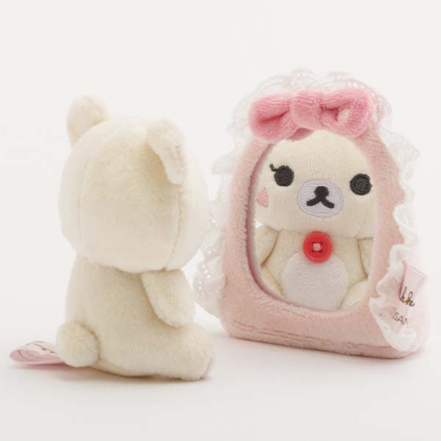 PRE-ORDER | Rilakkuma | Makeup Rilakkuma | Korilakkuma & Mirror Tenori Mini Plush Set