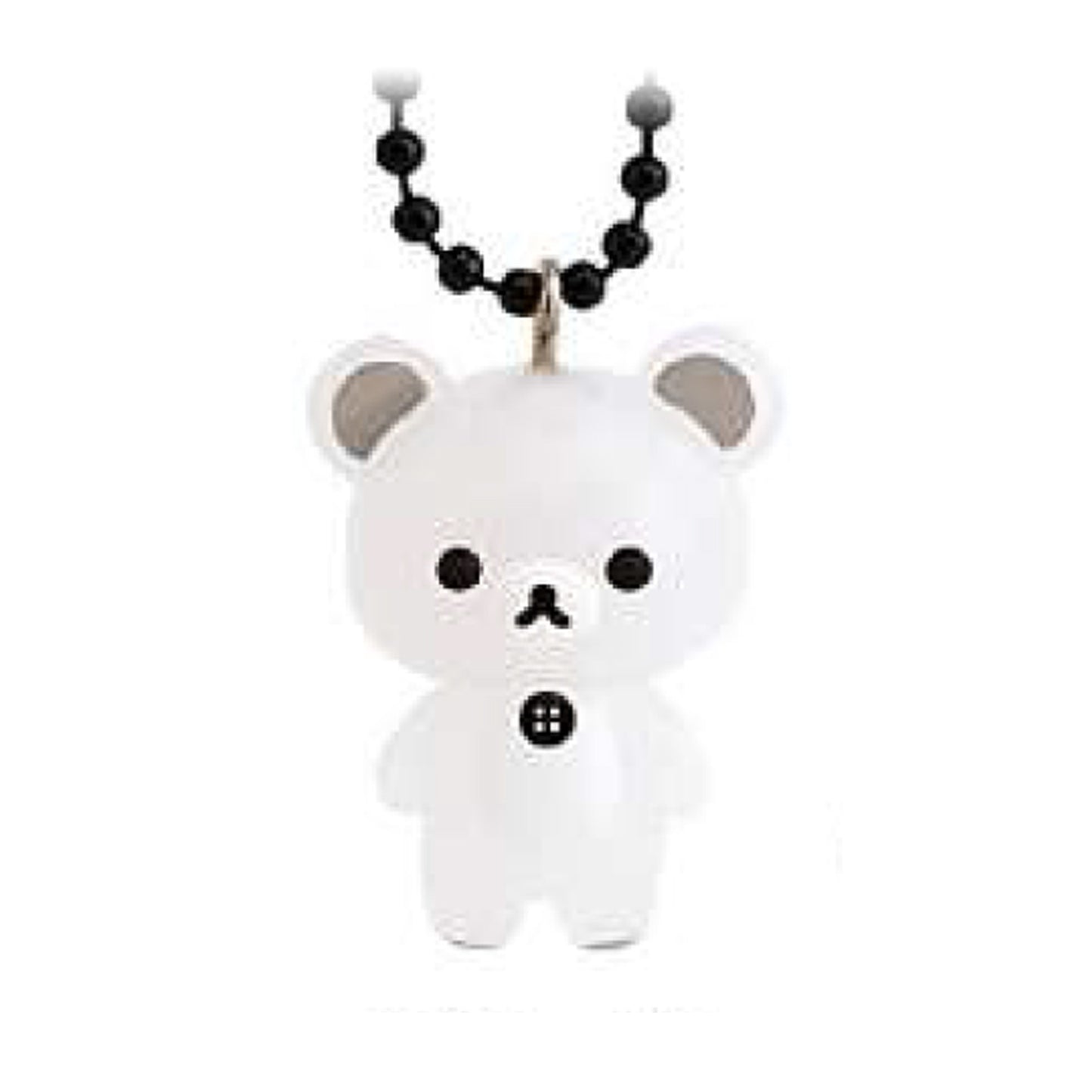 VORBESTELLUNG | Rilakkuma | Basic Monochrome | Maskottchen-Anhänger-Kollektion | Korilakkuma White Schlüsselanhänger-Figur
