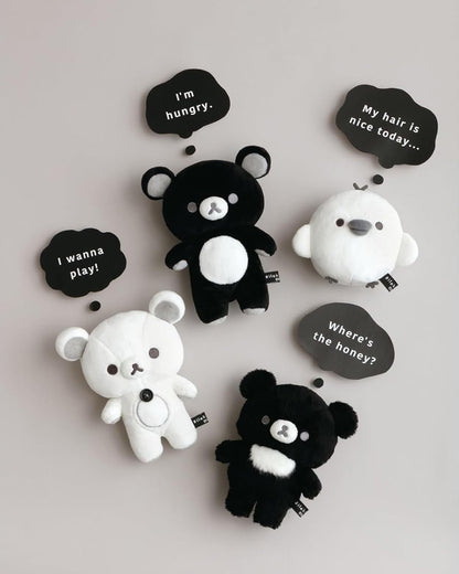 PRÉCOMMANDE | Rilakkuma | Monochrome basique | Petite peluche Rilakkuma noire