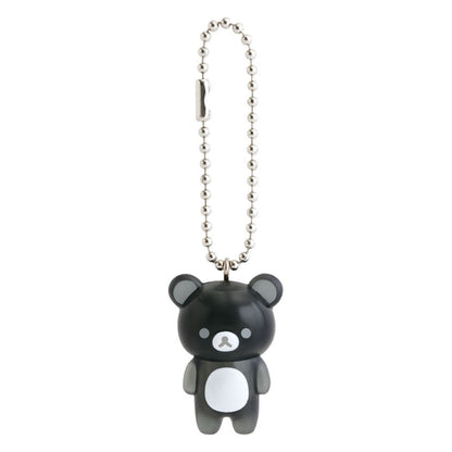 PRÉCOMMANDE | Rilakkuma | Monochrome basique | Collection de mascottes | Porte-clés Rilakkuma noir
