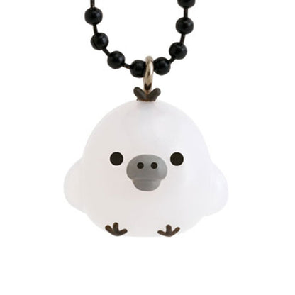PRÉCOMMANDE | Rilakkuma | Monochrome basique | Collection de mascottes | Figurine porte-clés Kiiroitori blanche