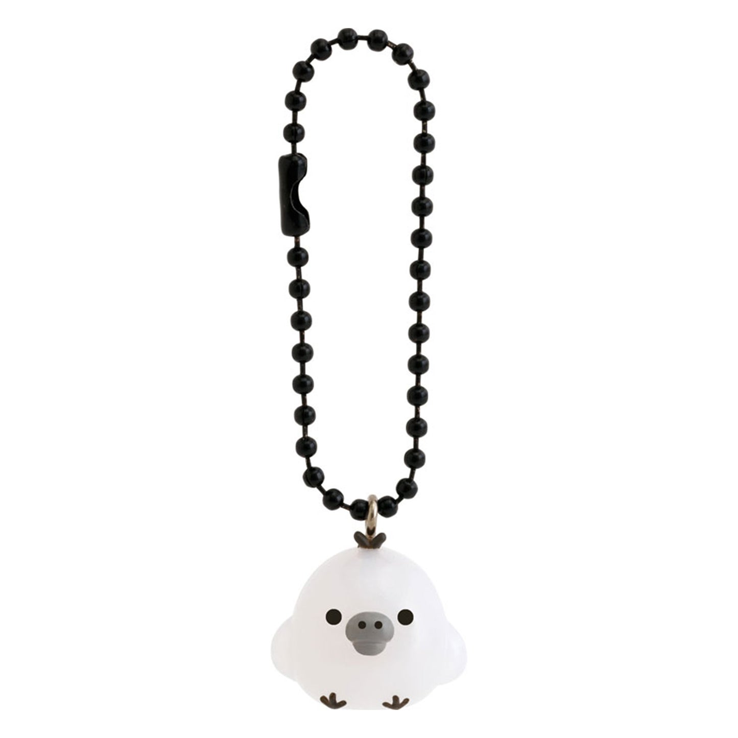 PRÉCOMMANDE | Rilakkuma | Monochrome basique | Collection de mascottes | Figurine porte-clés Kiiroitori blanche