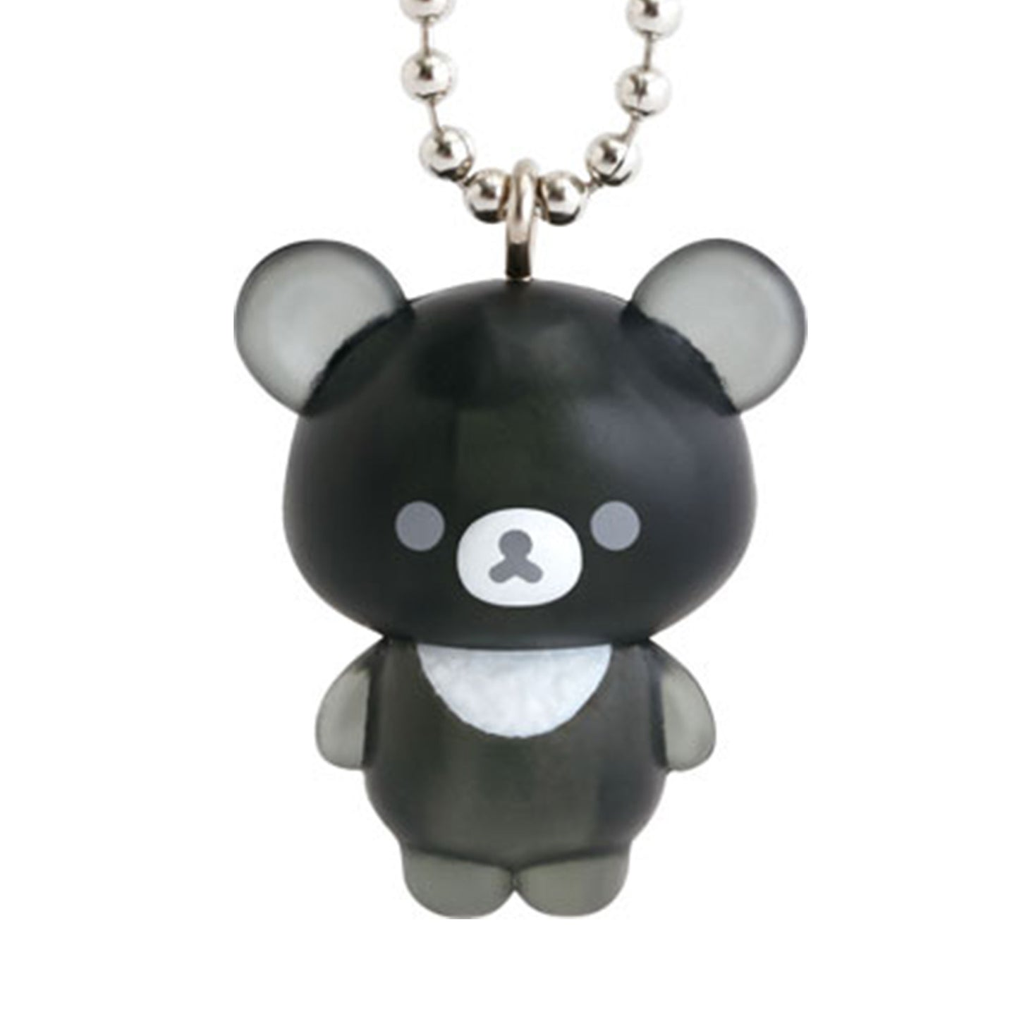 PRÉCOMMANDE | Rilakkuma | Monochrome basique | Collection de mascottes | Figurine porte-clés Chairoikoguma Noir