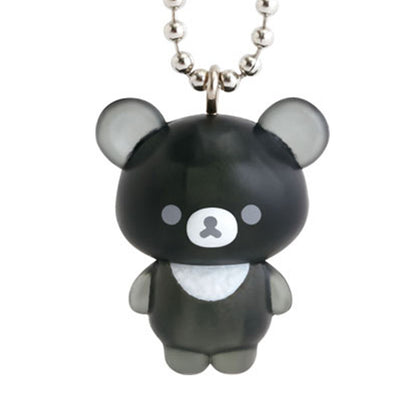 PRÉCOMMANDE | Rilakkuma | Monochrome basique | Collection de mascottes | Figurine porte-clés Chairoikoguma Noir