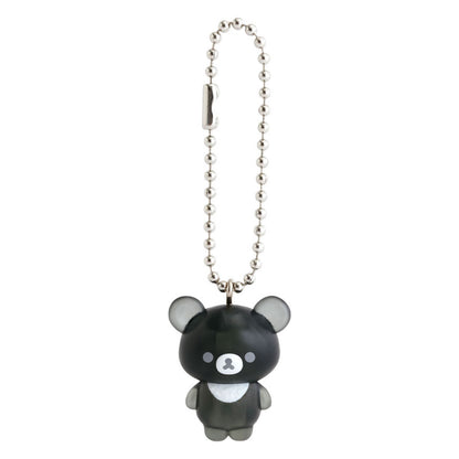 PRÉCOMMANDE | Rilakkuma | Monochrome basique | Collection de mascottes | Figurine porte-clés Chairoikoguma Noir