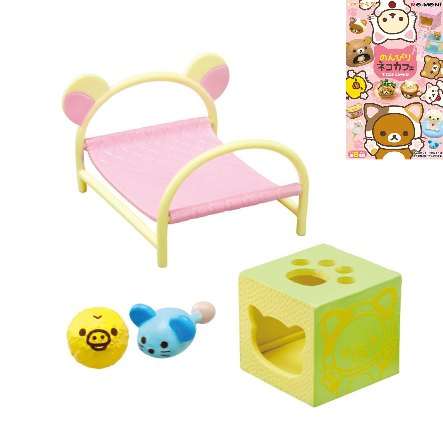 Rilakkuma | Re-ment | Relaxing Cat Cafe | The Relaxation Time Scenary Figure