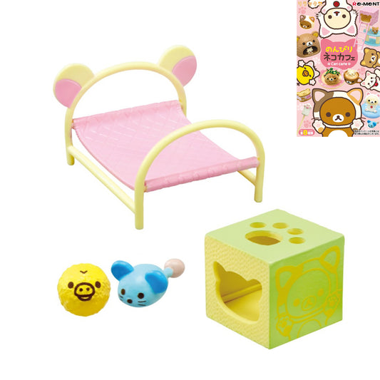 Rilakkuma | Re-ment | Relaxing Cat Cafe | The Relaxation Time Scenary Figure