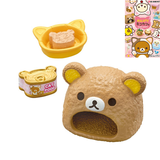 Rilakkuma | Re-ment | Relaxing Cat Cafe | Food for Cats Scenary Figure