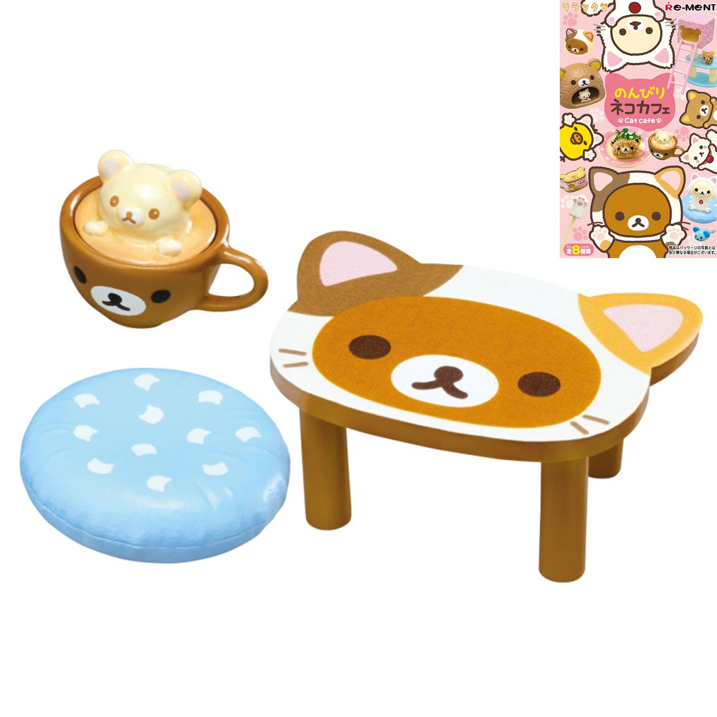 Rilakkuma | Re-ment | Relaxing Cat Cafe | Tea Time Scenary Figure