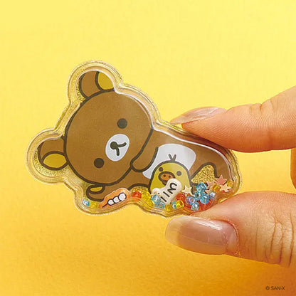 Rilakkuma | Back in the Day | Rilakkuma (Laying Outside) 3D Shaka Stickers