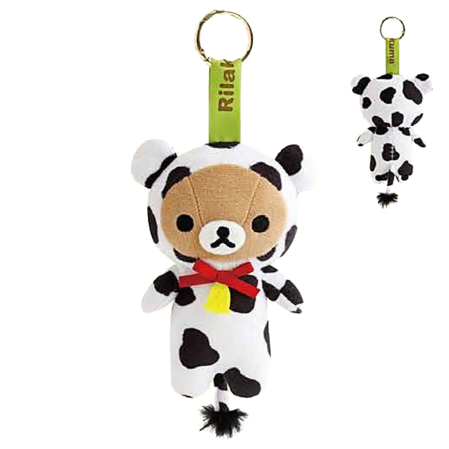PRE-ORDER | Rilakkuma | Back in the Day | Rilakkuma (Lying Outside: Cow) Mascot Small Plush