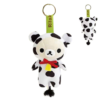 PRE-ORDER | Rilakkuma | Back in the Day | Korilakkuma (Lying Outside: Cow) Mascot Small Plush