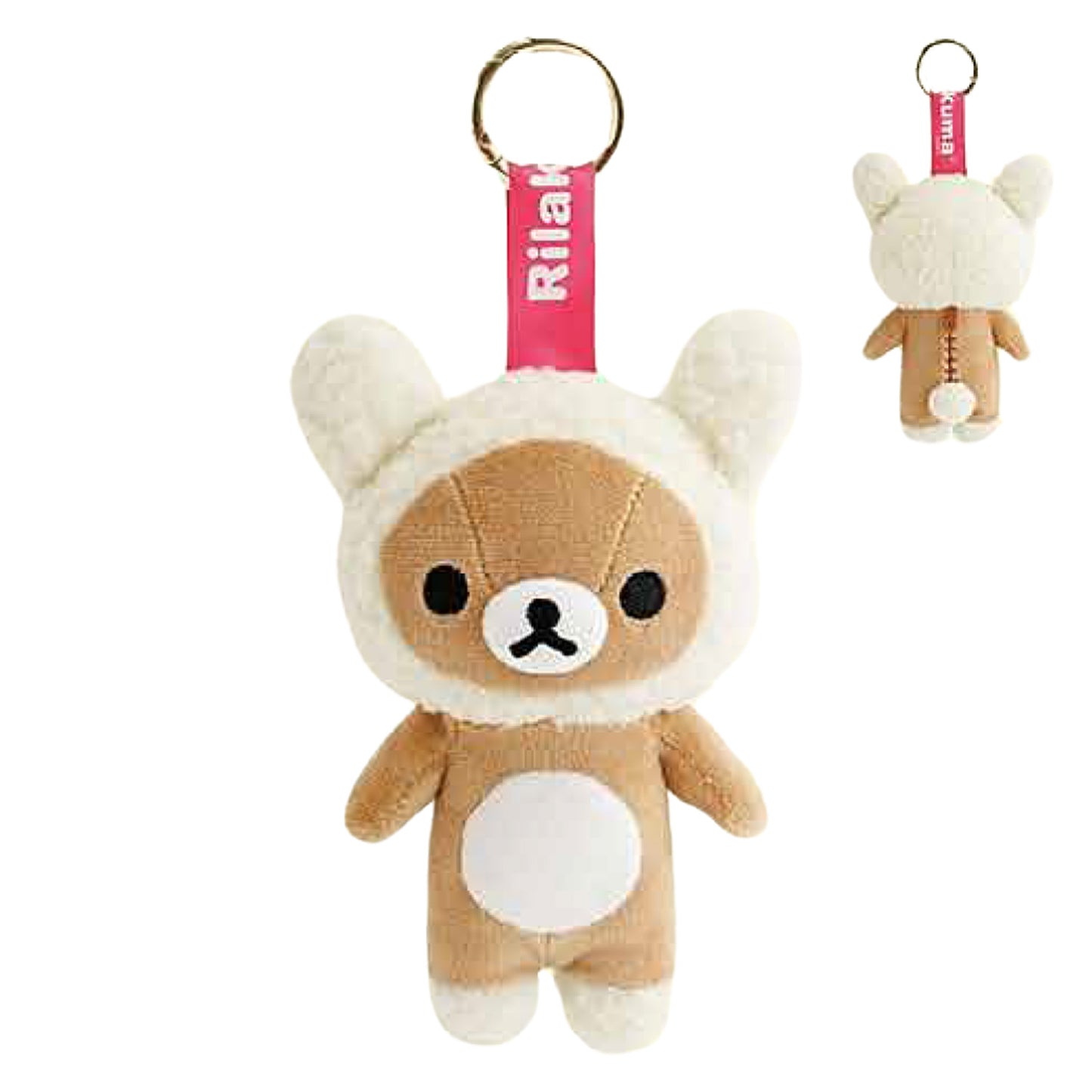 PRE-ORDER | Rilakkuma | Back in the Day | Rilakkuma (Let's Play With Rabbits) Mascot Small Plush
