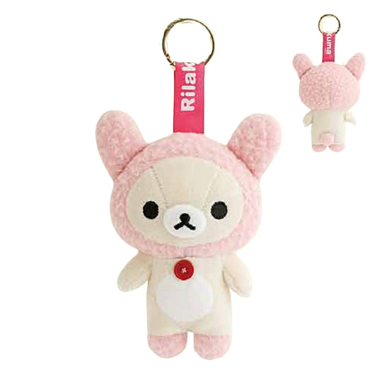PRE-ORDER | Rilakkuma | Back in the Day | Korilakkuma (Let's Play With Rabbits) Mascot Small Plush