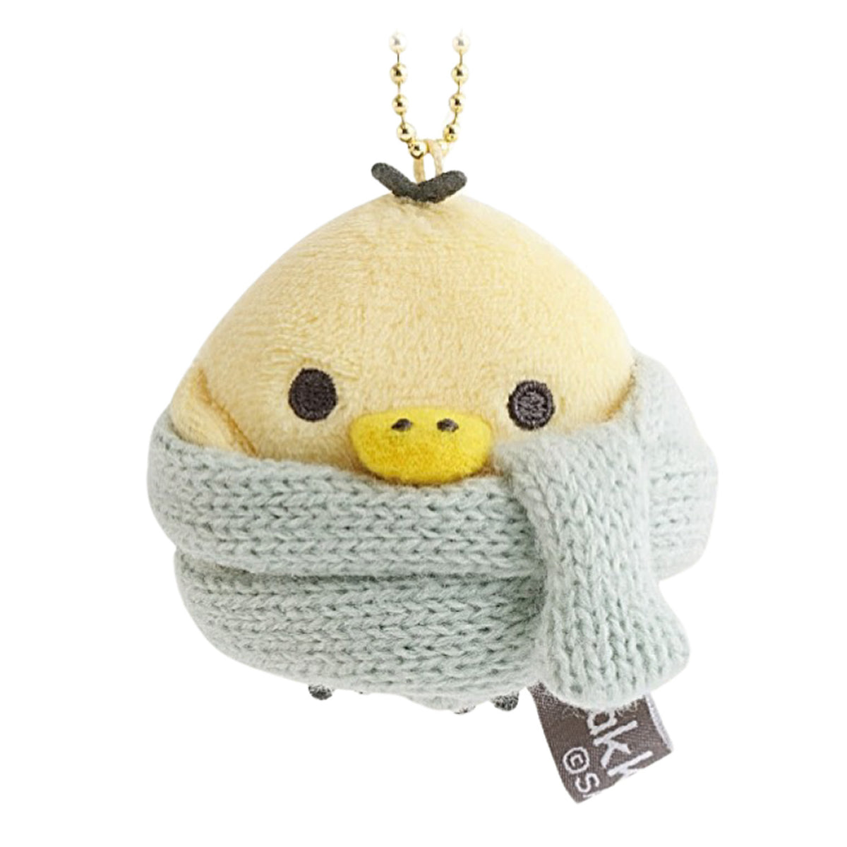 PRE-ORDER | Rilakkuma | Knit Selection | Kiiroitori (Scarf) Mascot Mini Plush