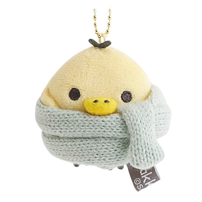 PRE-ORDER | Rilakkuma | Knit Selection | Kiiroitori (Scarf) Mascot Mini Plush