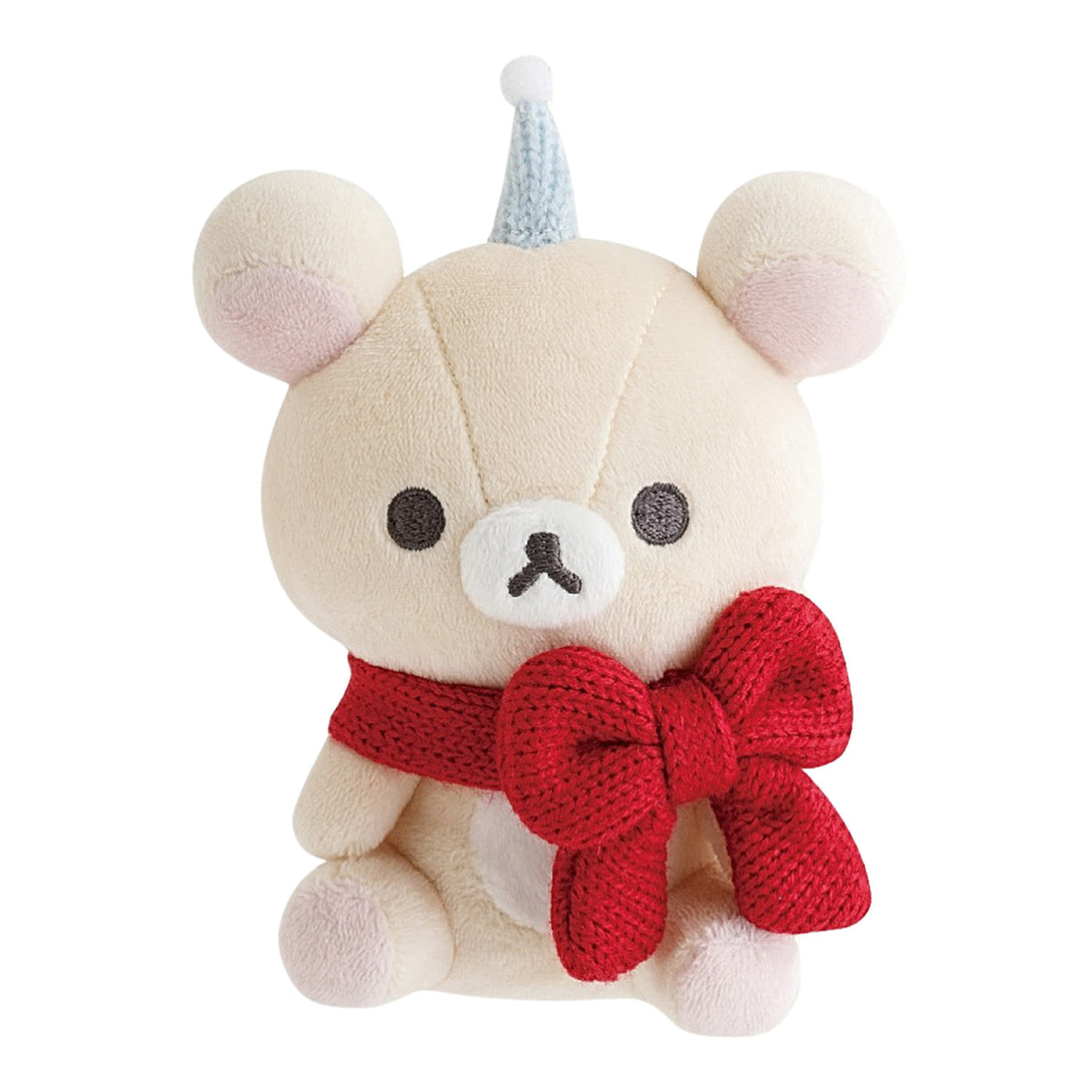 PRE-ORDER | Rilakkuma | Knit Selection | Korilakkuma (Scarf) Sitting Small Plush