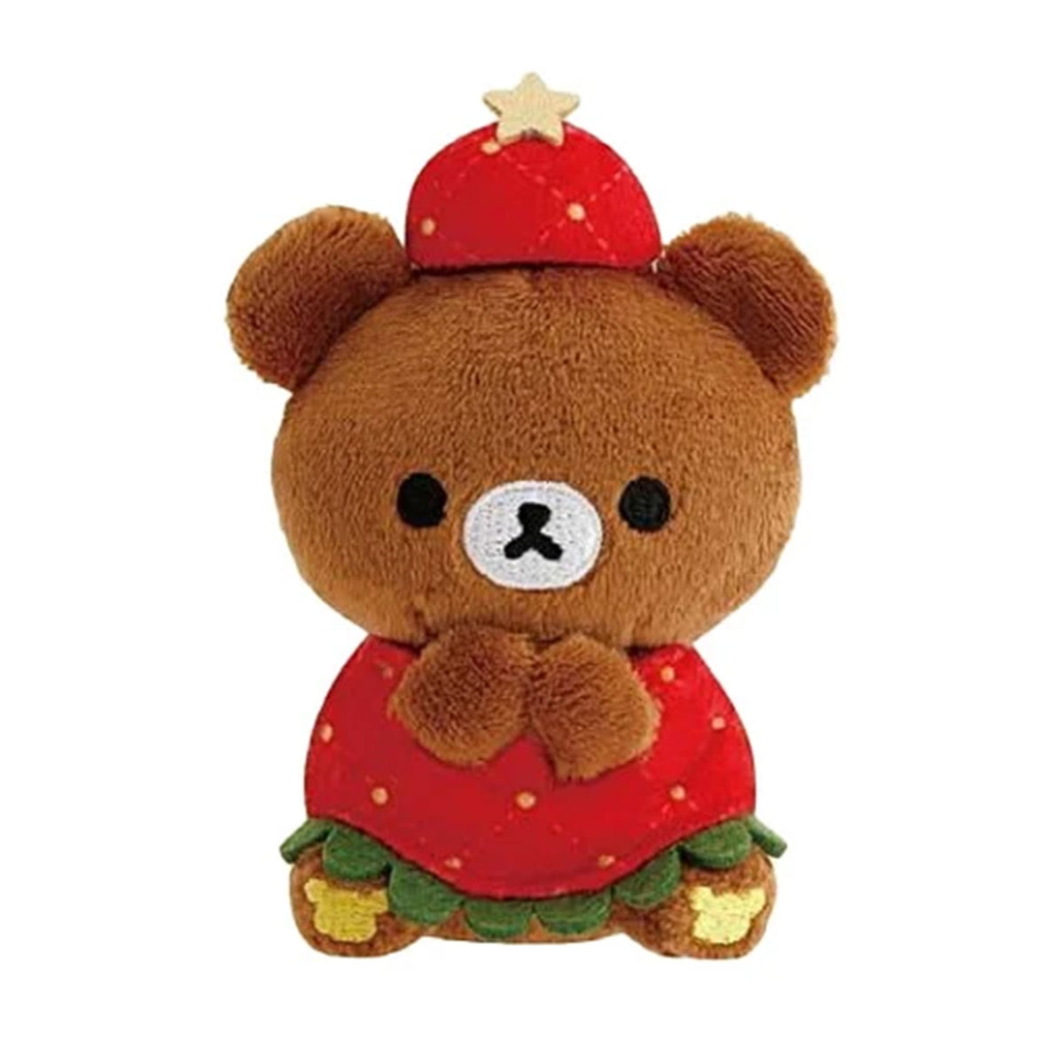 PRE-ORDER | Rilakkuma | Sweet Strawberry Christmas | Chairoikoguma Tenori Mini Plush