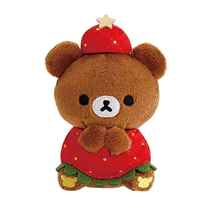 PRE-ORDER | Rilakkuma | Sweet Strawberry Christmas | Chairoikoguma Tenori Mini Plush