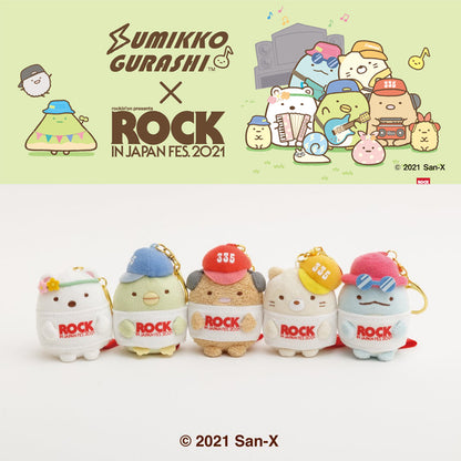 Sumikko Gurashi | Rock in Japan Fes 2021 | Shirokuma Keychain Tenori Mini Plush | Collab Limited