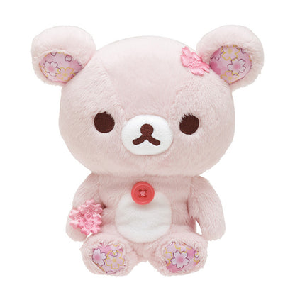 Rilakkuma | Sakura Cherry Blossom | Korilakkuma Sitting Small Plush