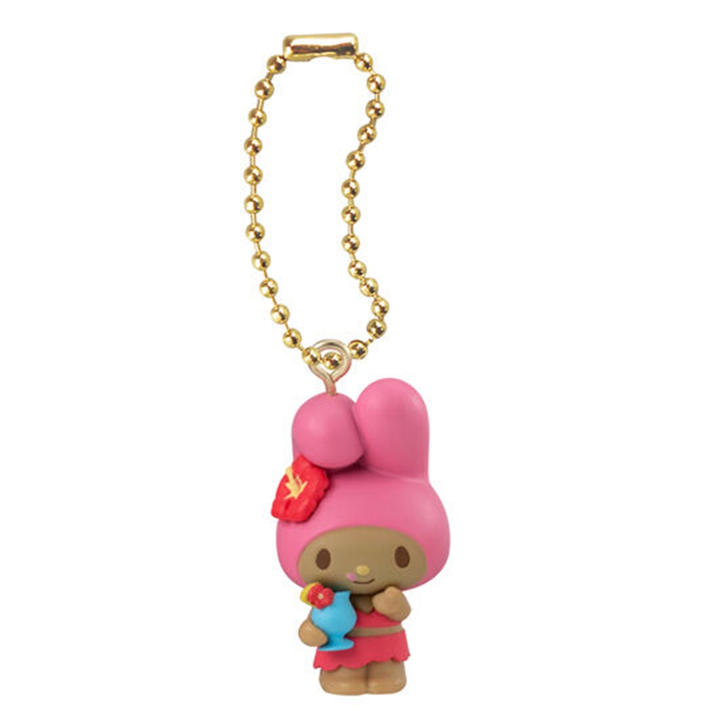 Sanrio | Aloha Swing Collection | My Melody Tanned Keychain Figure