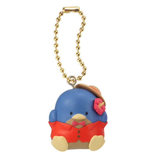 Sanrio | Aloha Swing Collection | Tuxedo Sam Tanned Keychain Figure