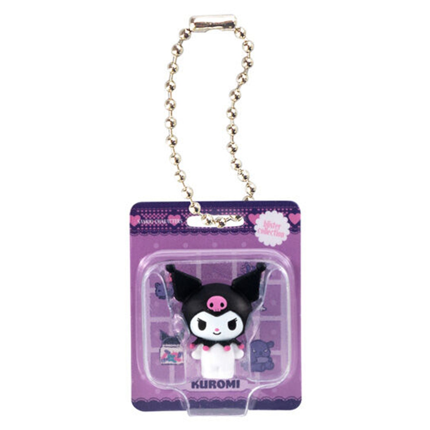 Sanrio | Blister Package Miniature Collection | Kuromi Keychain Figure