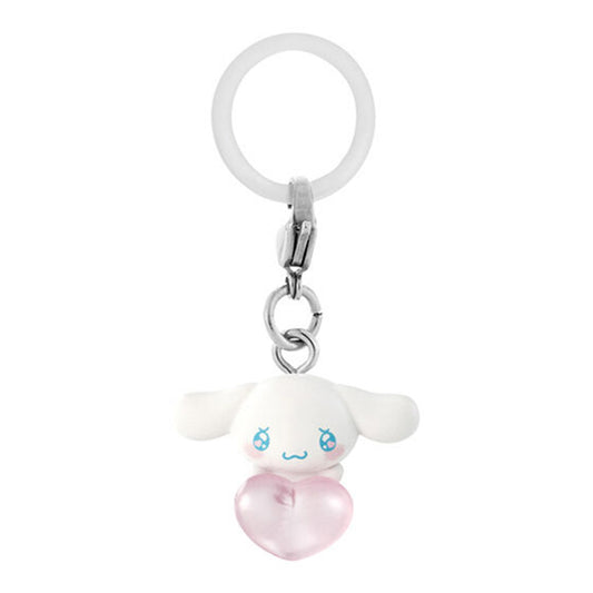 Sanrio | Emo Kyun Personal Marker: Pastellfarben | Cinnamoroll (Herz) Schlüsselanhänger-Figur