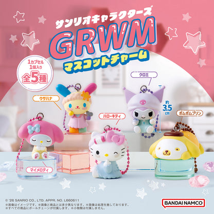 Sanrio | GRWM Mascot Charm | Hello Kitty Keychain Figure