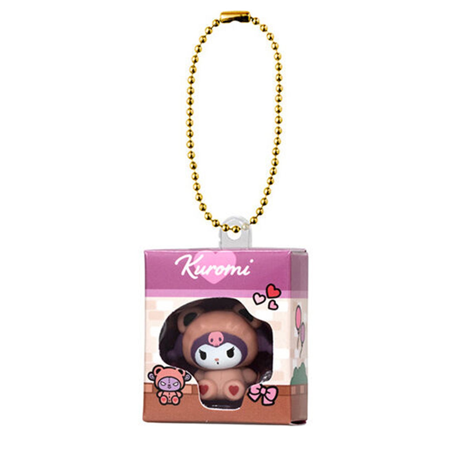 Sanrio | Miniature Package Collection | Kuromi Keychain Figure