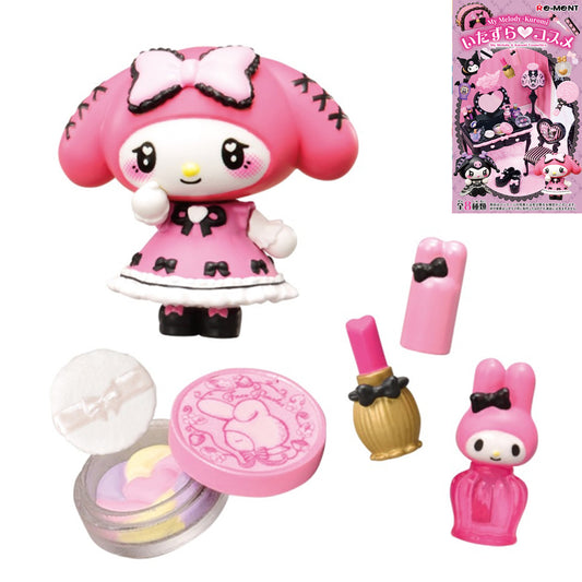 Sanrio | Re-ment | My Melody & Kuromi Cosmetics | Pink Makeup Scenary Figure